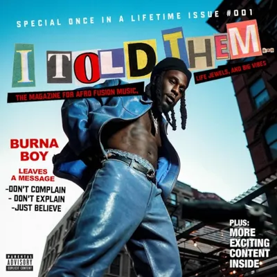 I Told Them - Burna Boy - CD - Album